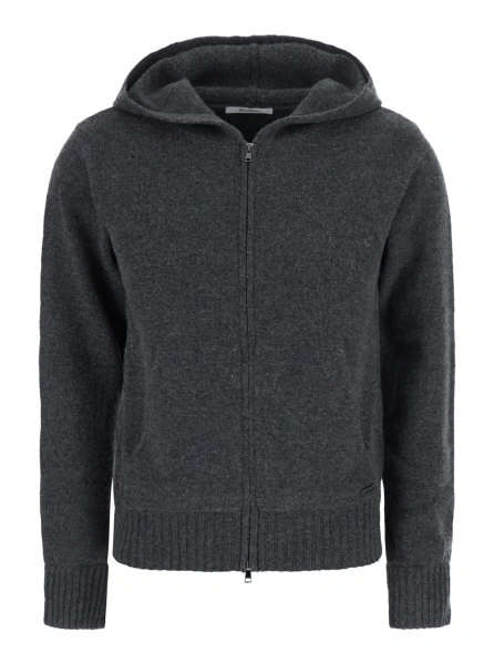Hanorace MAX MARA MXMPRIMO grey fabric sweatshirt for men