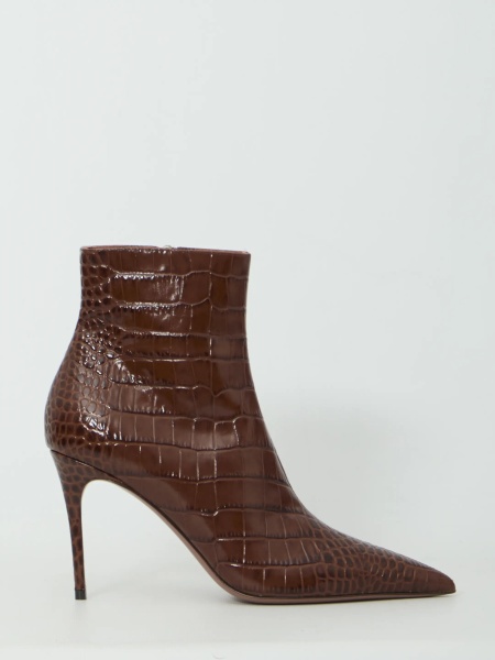 Incaltaminte Vera 85 Ankle Boots In Chocolate