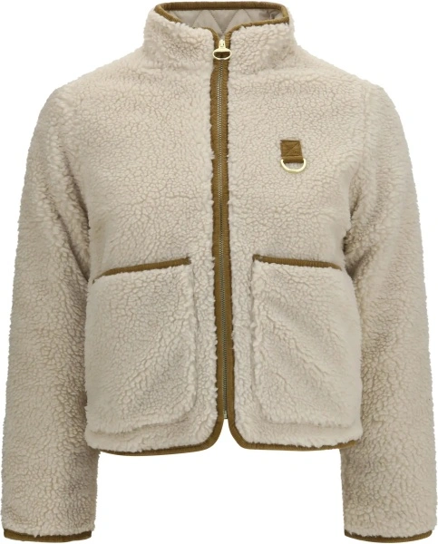 Jacheta Barbour alba din fleece