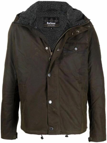 Jacheta Barbour verde din bumbac