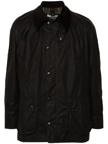 Jacheta camasa Barbour maro din bumbac