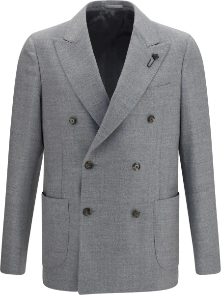 Jacheta Double-breasted wool-blend Jacket