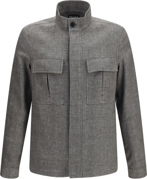 Jacheta High-collar Shirt Jacket