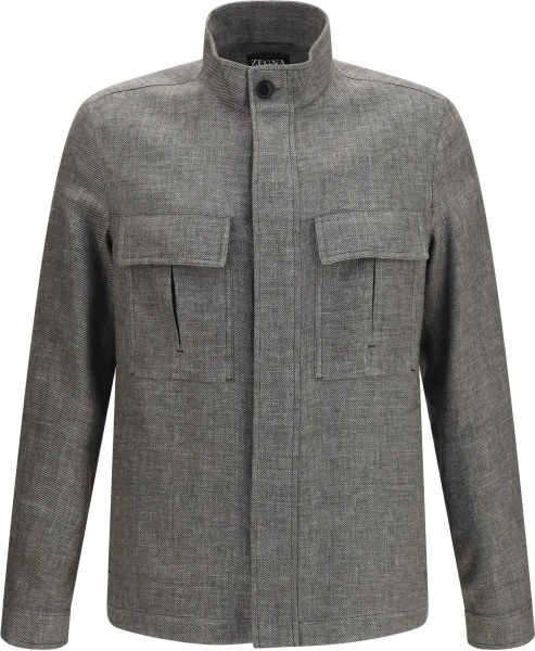 Jacheta High-collar Shirt Jacket