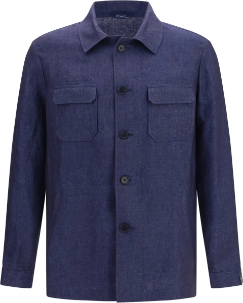 Jacheta Linen shirt Jacket with button closure