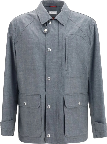 Jacheta Virgin wool Jacket with pockets