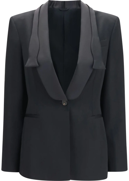 Jacheta Wool Jacket with shawl lapels