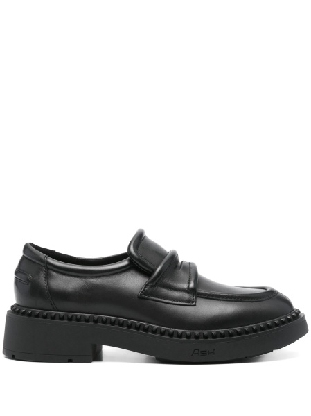 Mocasini ASH negri din piele