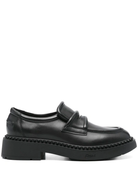 Mocasini ASH negri din piele