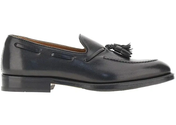 Mocasini Doucal's negri din piele