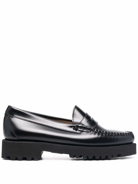 Mocasini G.H. BASS negri din piele