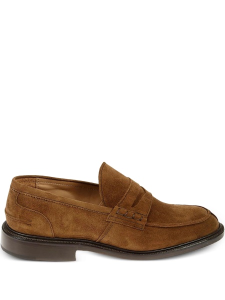Mocasini TRICKER'S maro din piele intoarsa