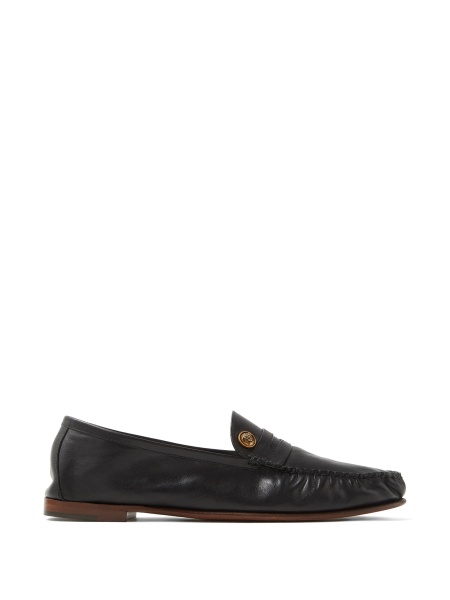 Mocasini Versace negri din piele