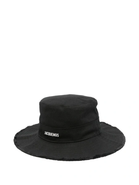 Palarie JACQUEMUS neagra din bumbac