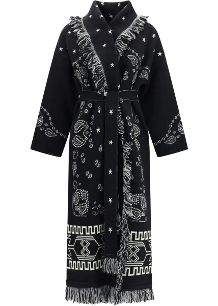 Paltoane Bandana Jacquard Coat