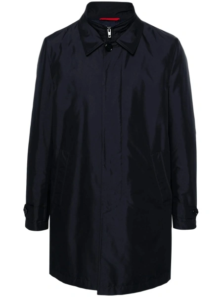 Palton Fay albastru din polyester