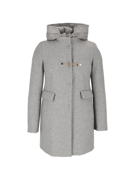 Palton Fay gri din poliamida si material textil