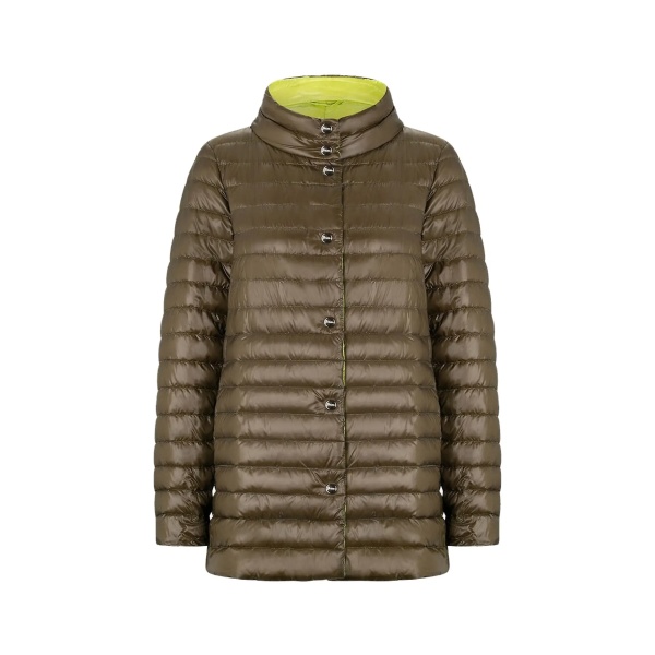 Palton HERNO Ultralight reversible A-line down Coat