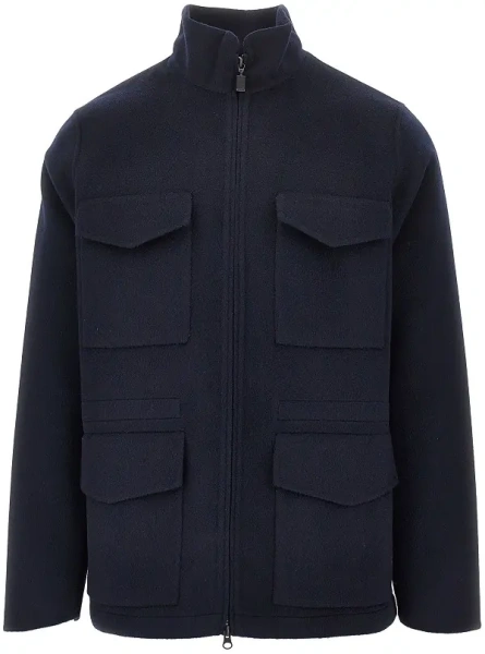 Palton 'Nelson' wool double field jacket