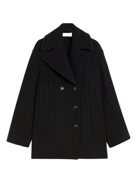 Palton SPORTMAX negru din lana