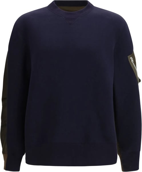 Paneled Sweatshirt