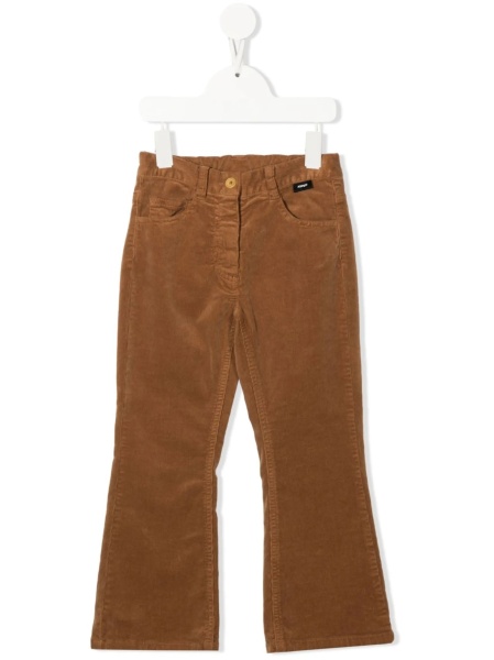 Pantaloni Aspesi maro din bumbac si spandex/elastan