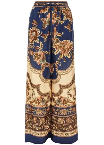 Pantaloni 'Aster' silk pants