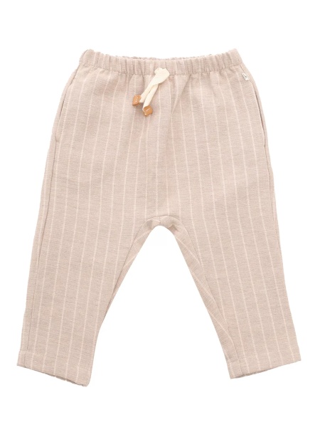 Pantaloni Beige pinstripe trousers