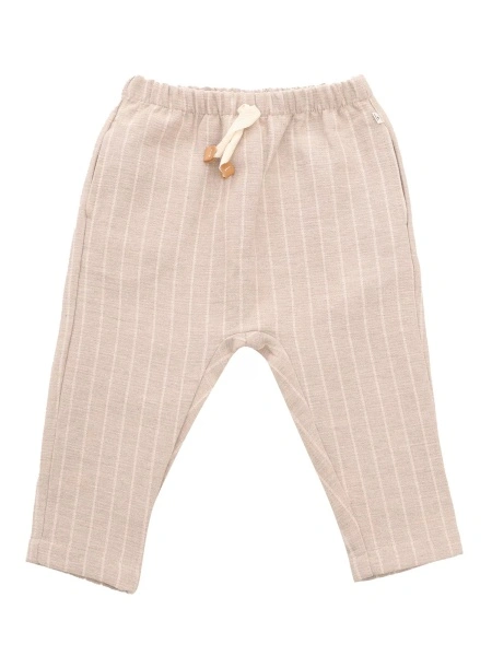 Pantaloni Beige pinstripe trousers