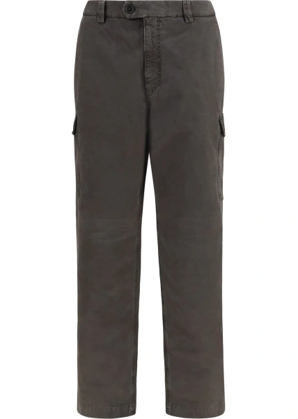 Pantaloni casual Brunello Cucinelli multicolor din bumbac