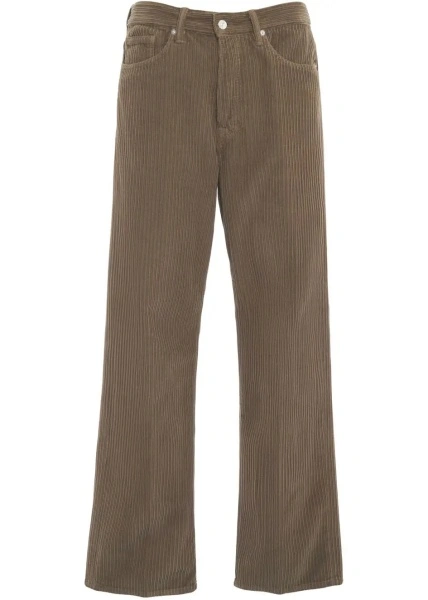 Pantaloni casual Nine in the morning din catifea reiata