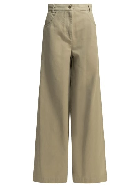 Pantaloni Casual pants made of coated cotton