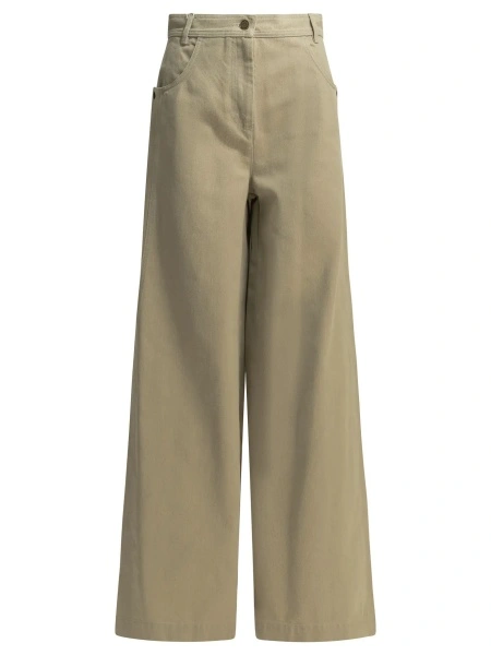 Pantaloni Casual pants made of coated cotton
