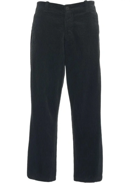Pantaloni casual Transit verzi din catifea reiata