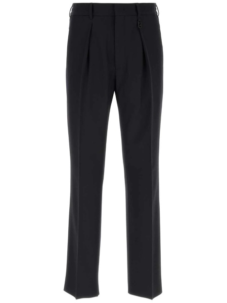 Pantaloni conici Fendi albastri