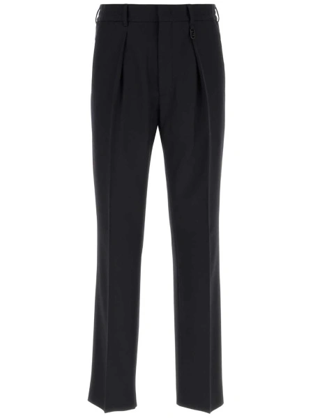 Pantaloni conici Fendi albastri