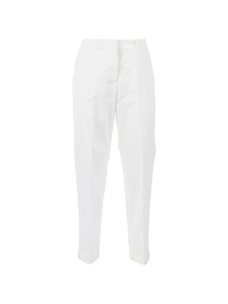Pantaloni conici Peserico albi
