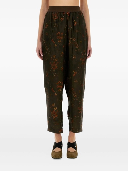 Pantaloni conici UMA WANG verzi