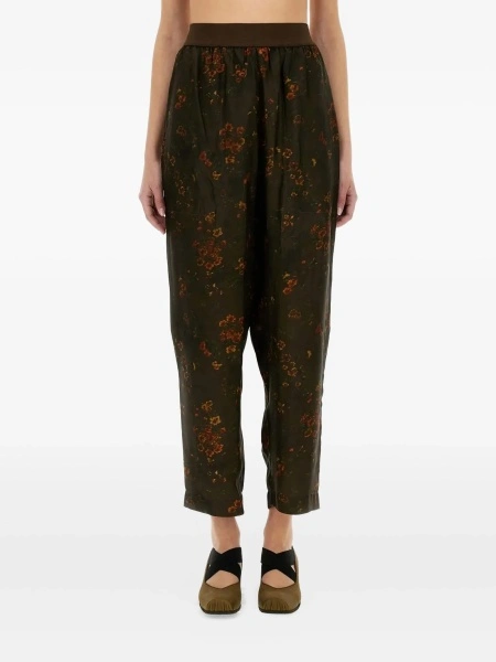 Pantaloni conici UMA WANG verzi