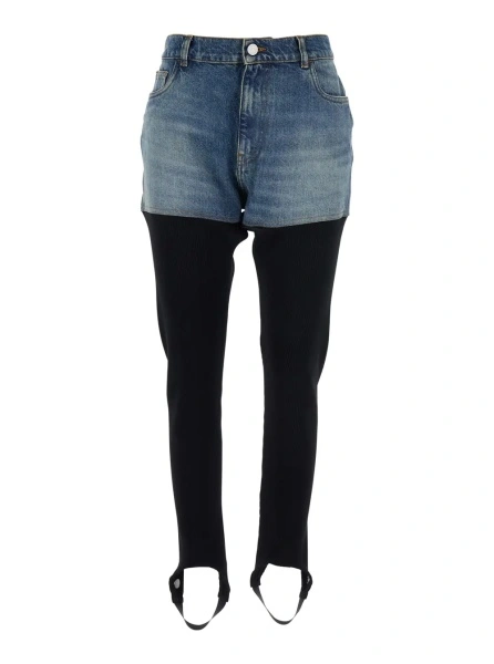 Pantaloni COPERNI multicolor din bumbac