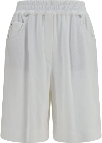 Pantaloni Cotton piqué Shorts