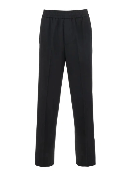 Pantaloni de trening Golden Goose negri din lana