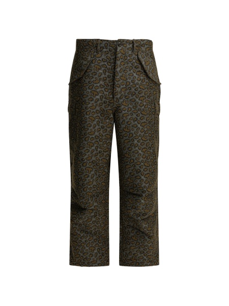 Pantaloni drepti Beams Plus gri