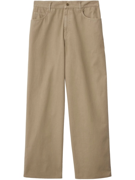 Pantaloni drepti Burberry neutri