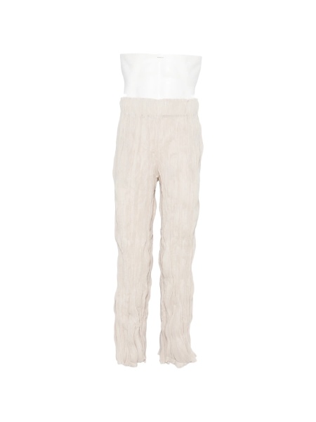 Pantaloni drepti GONGDID DESIGN neutri