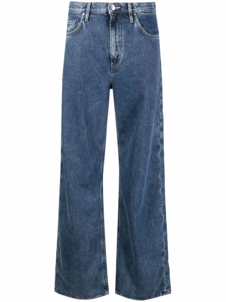 Pantaloni drepti HAIKURE albastri