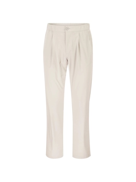 Pantaloni drepti Herno neutri din poliamida si spandex/elastan