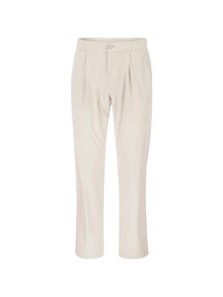 Pantaloni drepti Herno neutri din poliamida si spandex/elastan