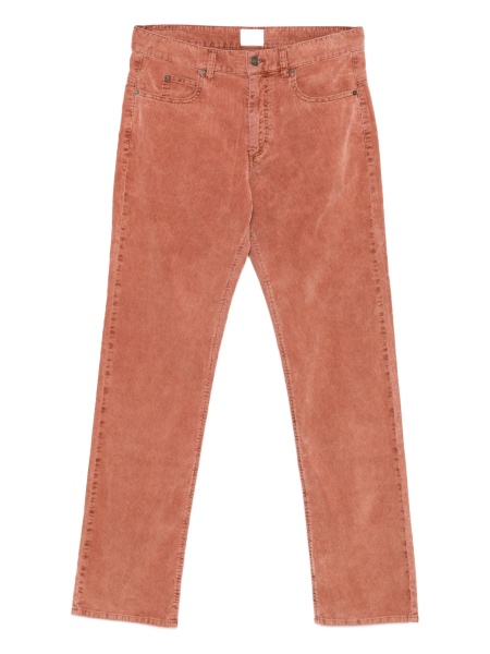 Pantaloni drepti Isabel Marant maro din elastan si bumbac