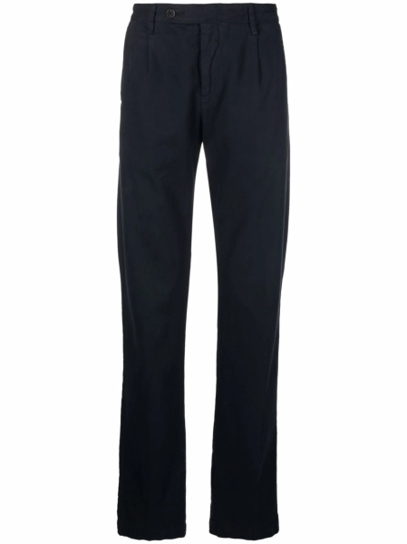 Pantaloni drepti MASSIMO ALBA albastri